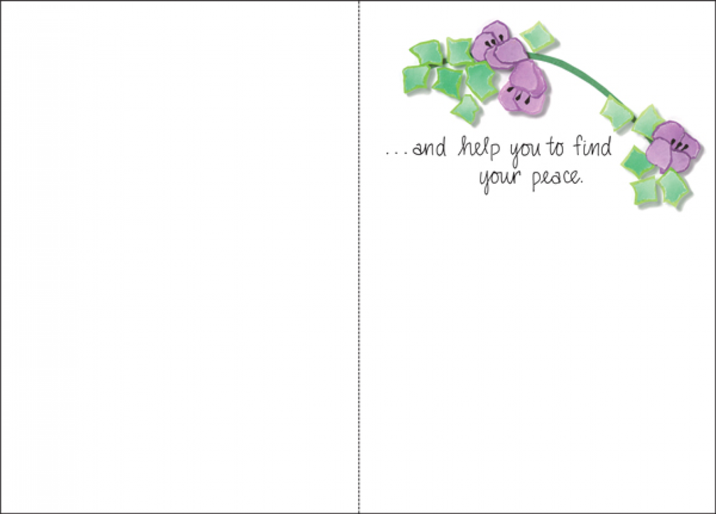 Caring Sympathy Card-S212 extra