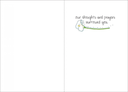 Prayers Surround Sympathy Card-S2209 extra
