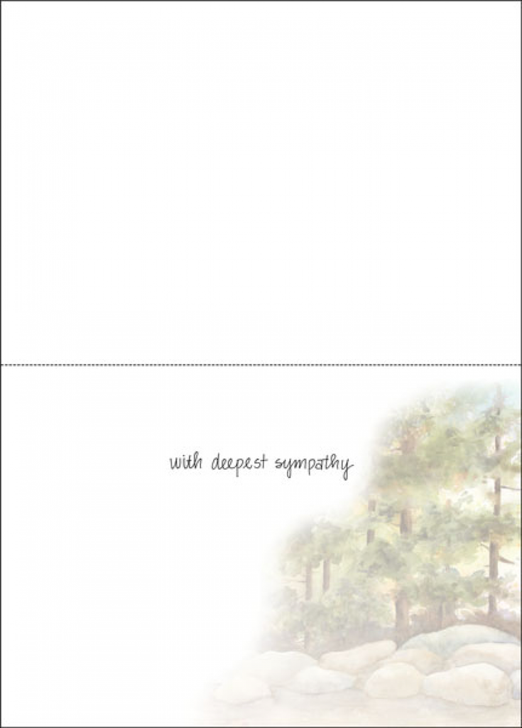 Beautiful Spirit Sympathy Card-SG203 extra