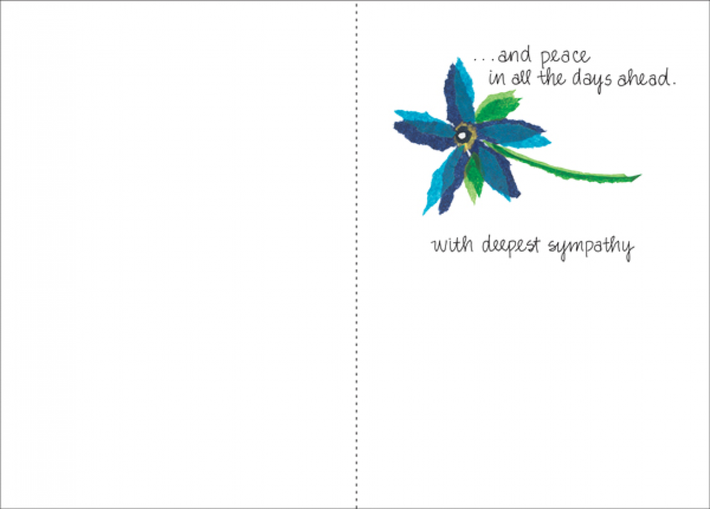 Deepest Sympathy Card-S250 extra