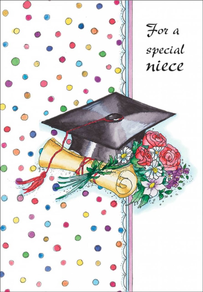 Graduation Card for a Niece G2451 extra