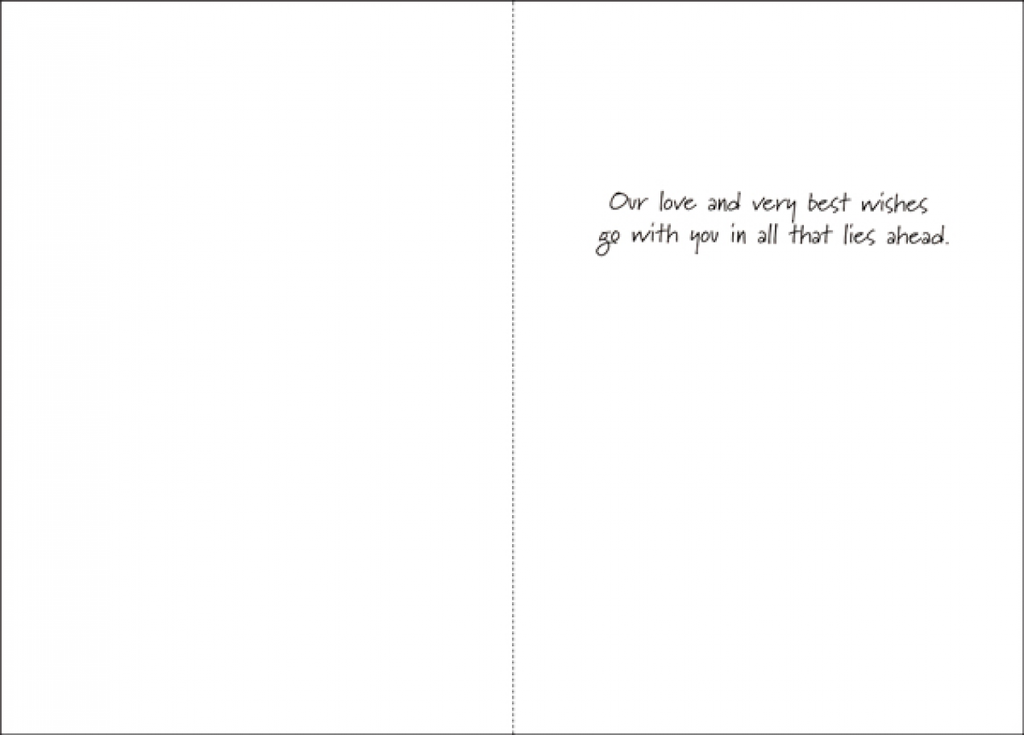 Blessed Granddaughter Graduation Card extra