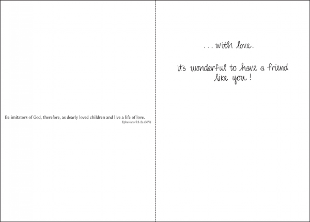 Scarecrow Friendship Card-F4435C extra