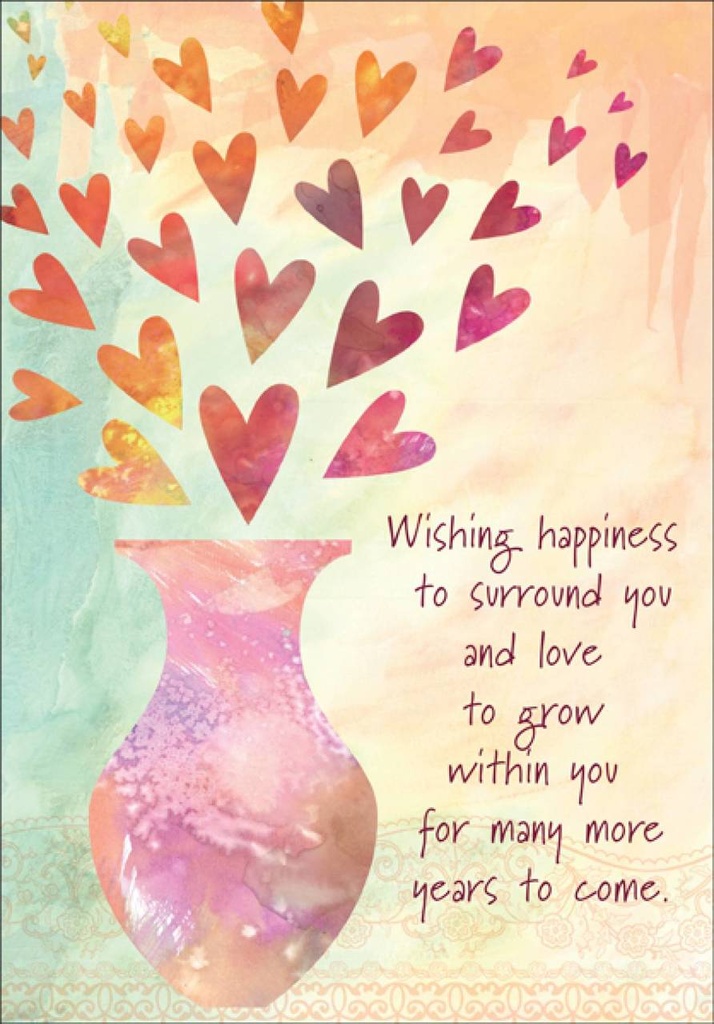 Happiness Anniversary Card-A9488 extra