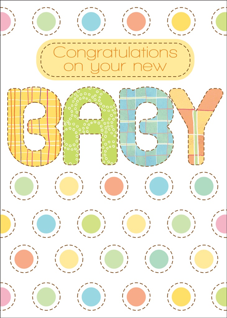 Congratulations on Your New Baby-BA9604 extra