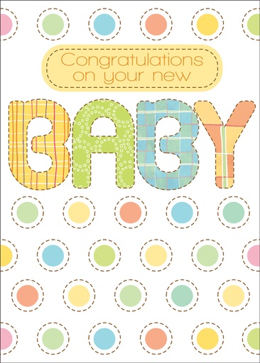 Congratulations on Your New Baby-BA9604 extra