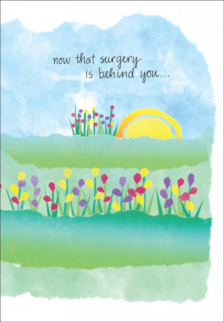 Surgery Behind You Card-GW518 extra