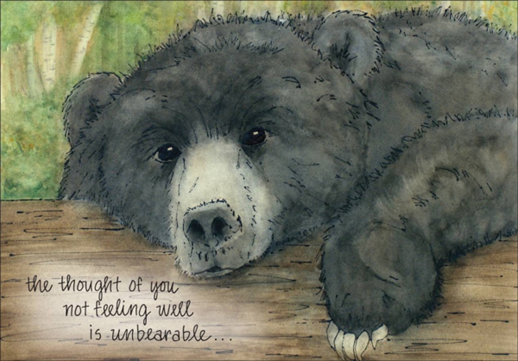 Feeling Unbearable Greeting Card-GWG503 extra