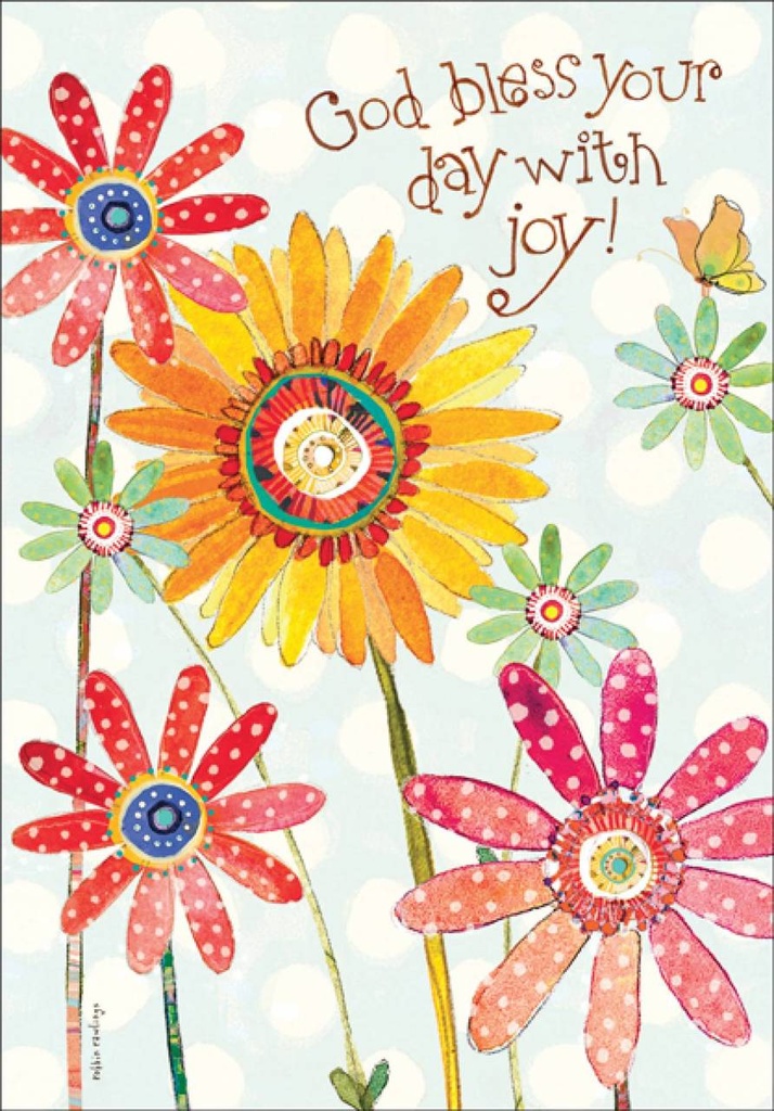 God Bless Your Day Birthday Card extra