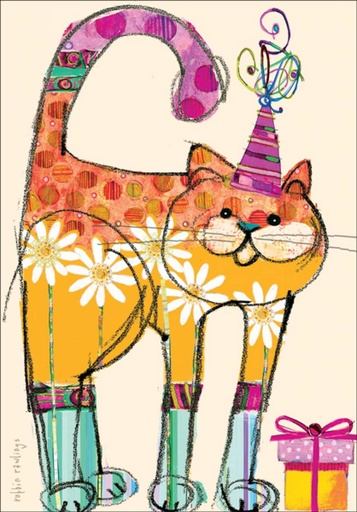 Cat Birthday Greeting Card extra