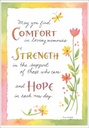 Comfort, Strength, Hope, Sympathy Card-SU215 extra