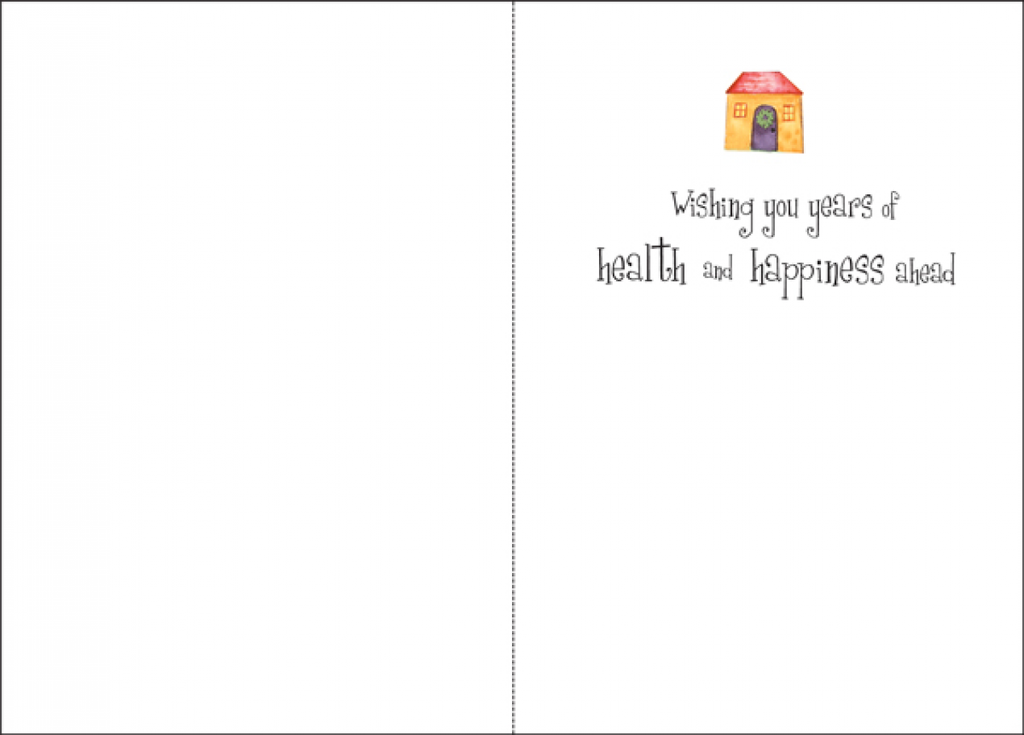 Congratulations Real Estate Home Card H1406 extra