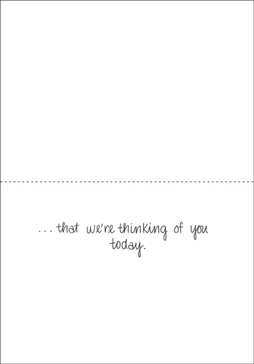 Thinking of You Note Card extra