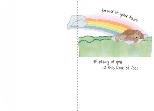 Forever in Your Heart Lost of Pet Card-P449 extra