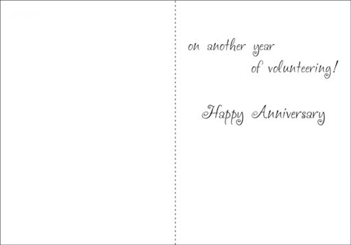 Volunteer Anniversary Note Cards-DBL37V extra