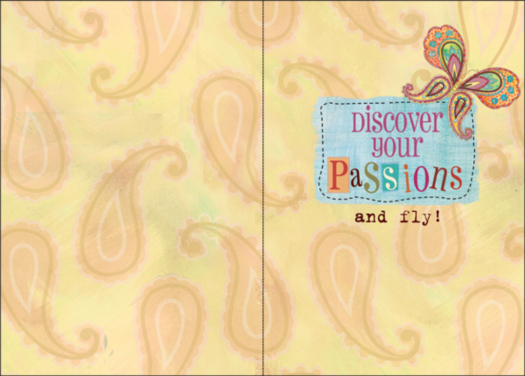 Spread Your Wings Graduation Card extra