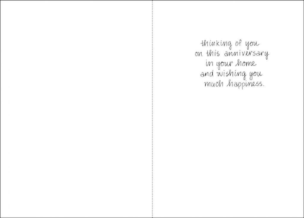 Door Real Estate New Home Anniversary Card-REG413 extra