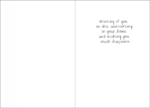 Door Real Estate New Home Anniversary Card-REG413 extra