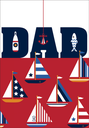 Nautical Father's Day Card extra
