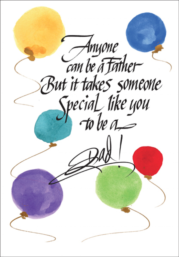 Special Balloons Father's Day Card extra