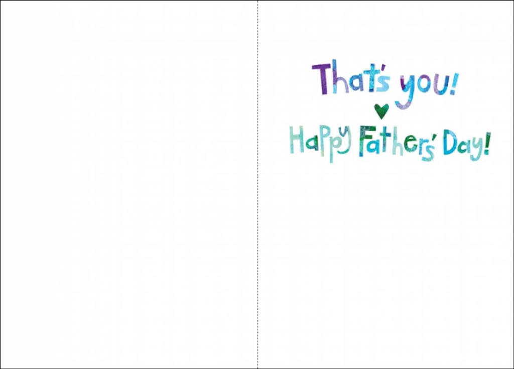 Best Dad Ever Father's Day Card extra