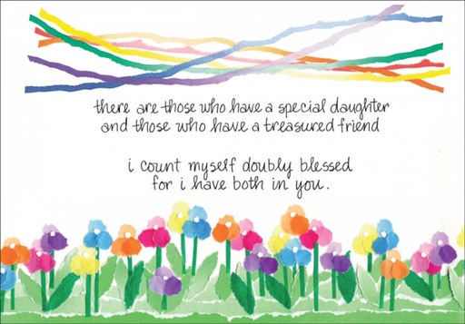 Daughter Birthday Card extra