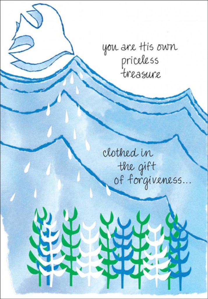 Spirit Dove Baptism Card-C634C extra