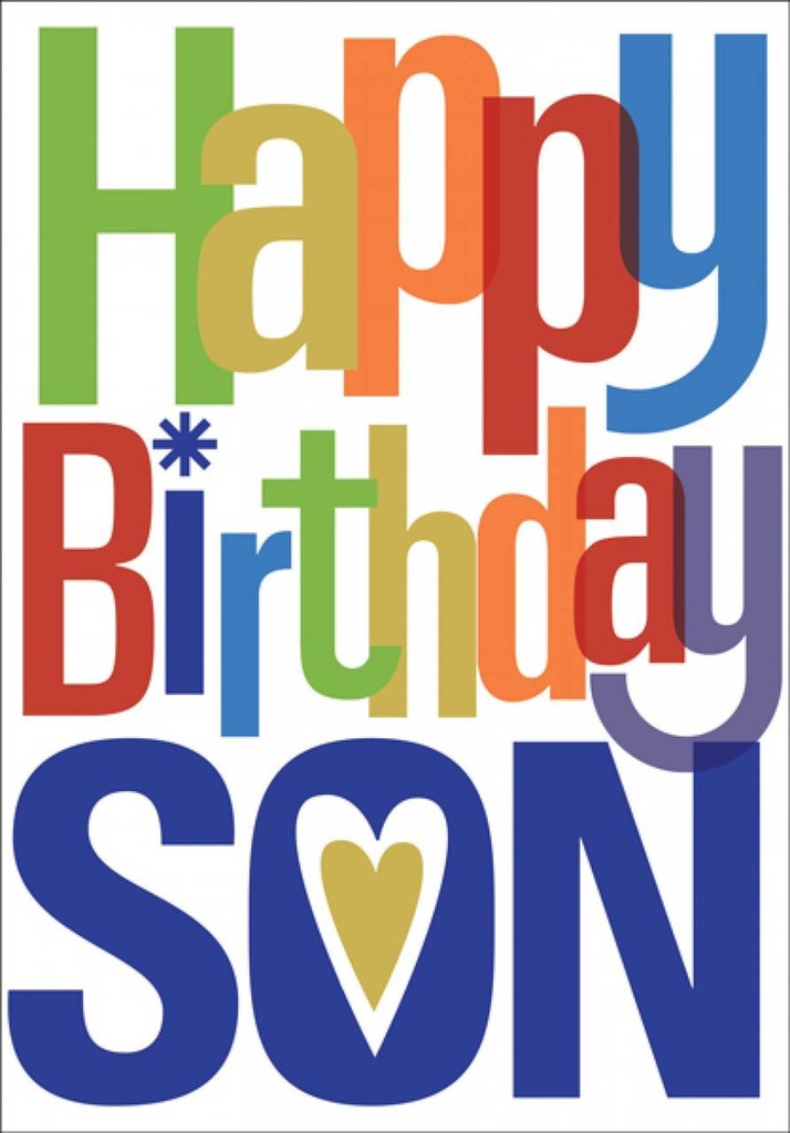 Son Birthday Card extra