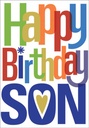 Son Birthday Card extra
