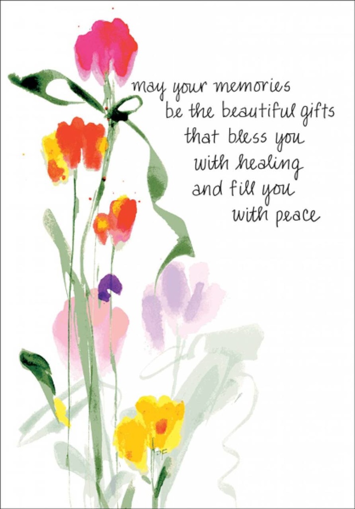 Memories Sympathy Card-SF204 extra