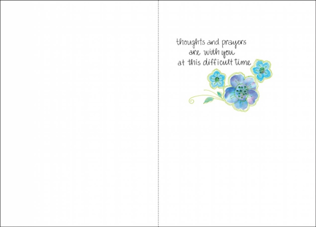Floral Sympathy Card extra