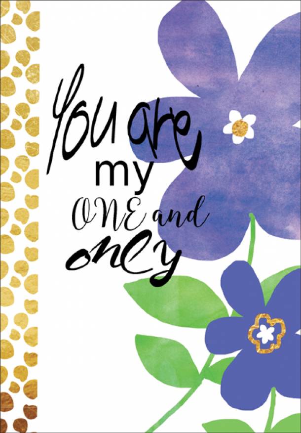 One and Only Anniversary Card-AN403 extra