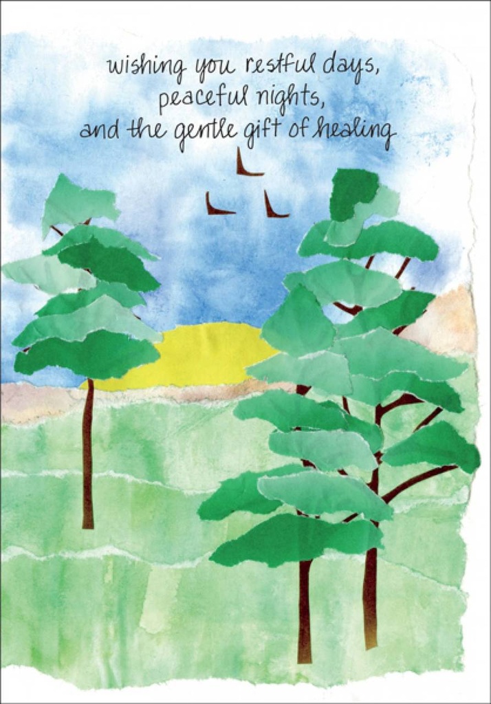 Restful Days Get Well Card-GW519 extra