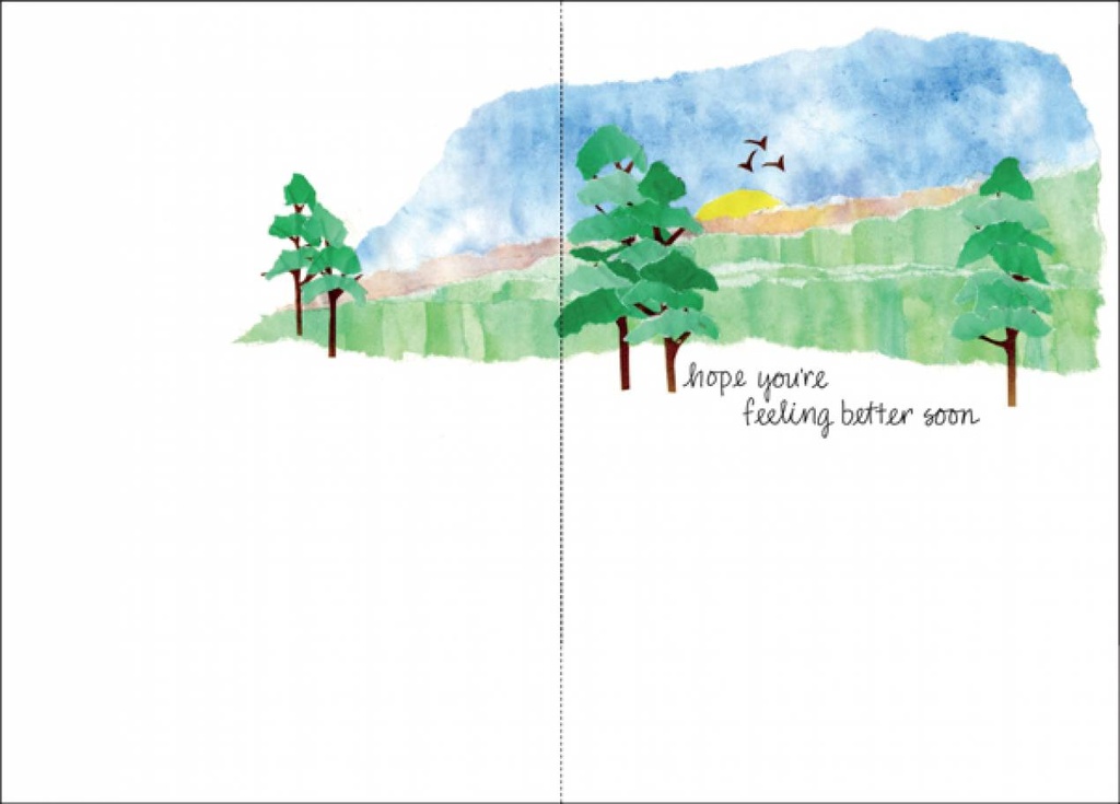 Restful Days Get Well Card-GW519 extra