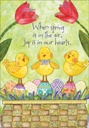 Baby Chicks Easter Card extra