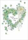 Heart Wreath St. Patrick's Card-SP2850 extra