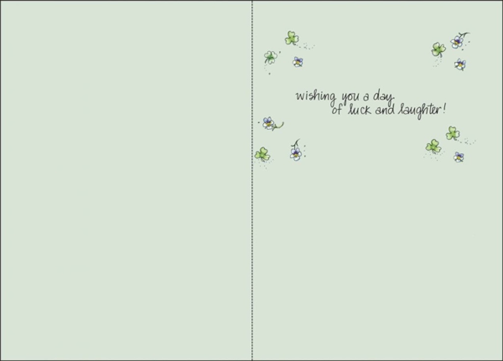 Heart Wreath St. Patrick's Card-SP2850 extra