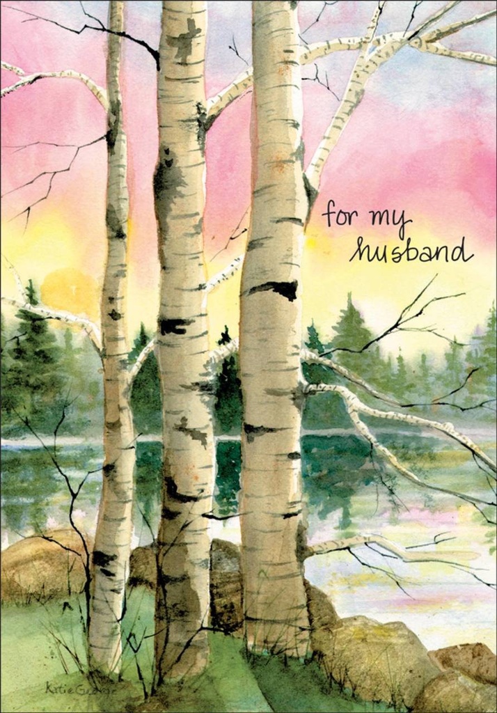 Birch Trees Card extra
