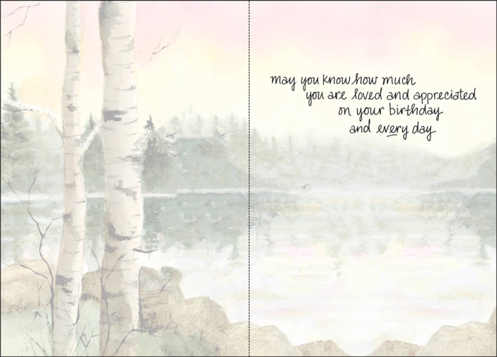 Birch Trees Card extra