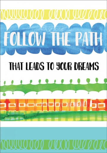 Follow your Path Graduation Card extra