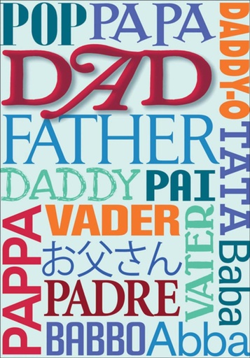 Language of Love Father's Day Card extra