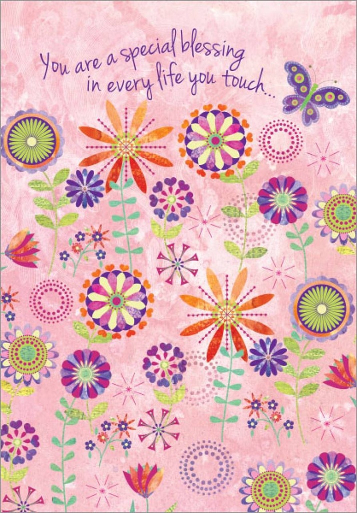 Special Blessing Birthday Card extra