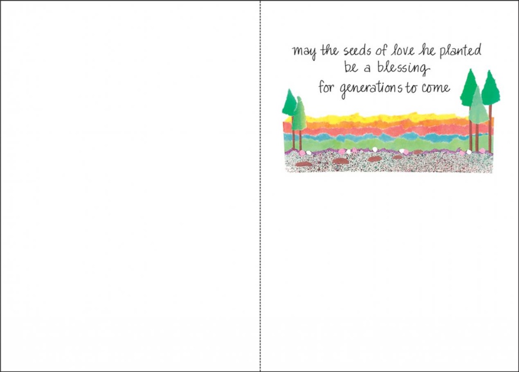 Grandpa Sympathy Card-S218 extra