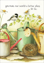 Gardening Friendship Card - F3401 extra