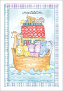 Noah's Ark Baby Greeting Card-BA2610 extra