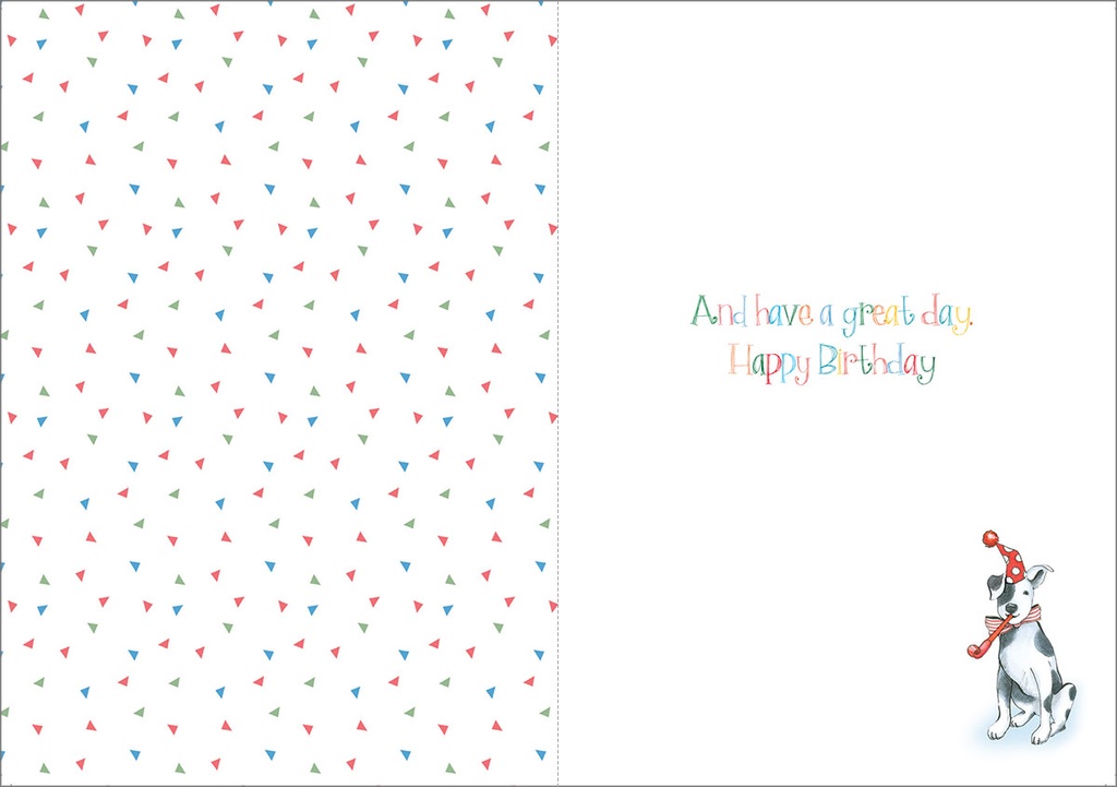 Dog Birthday Card extra