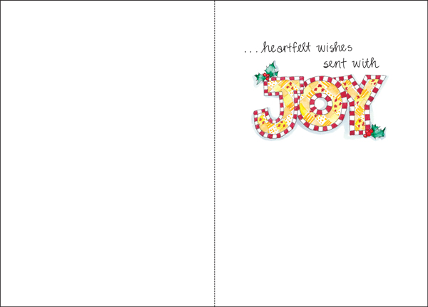 Quilting Santa Christmas Cards, Box of Cards extra