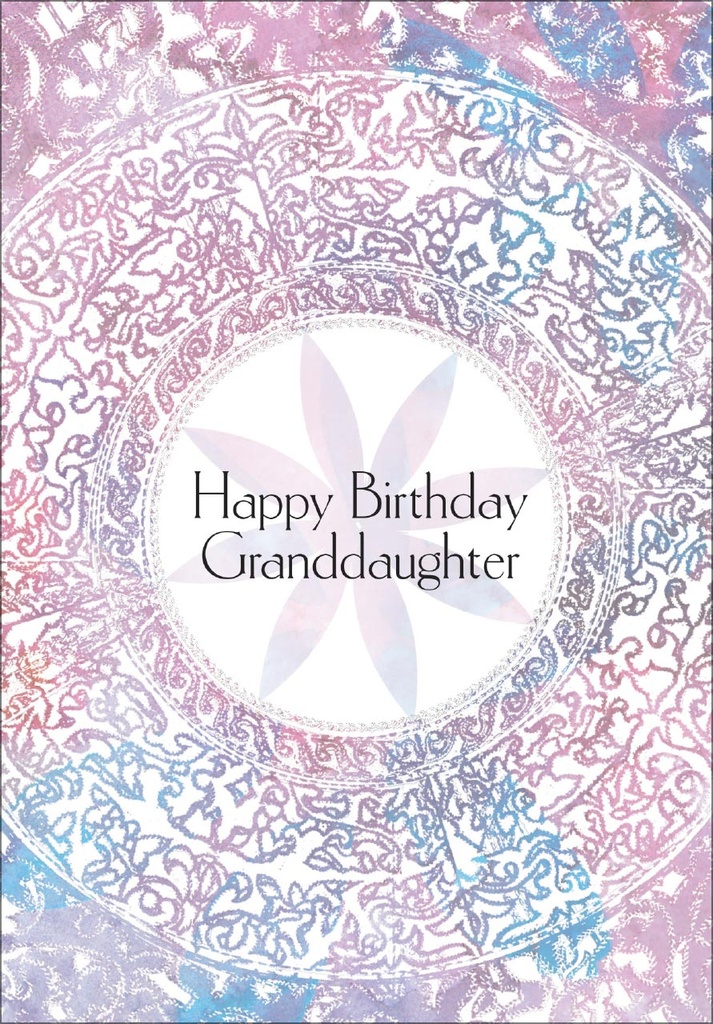 Love and Joy Granddaughter Birthday Card extra