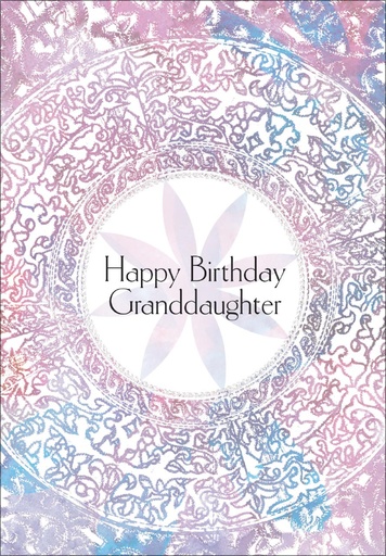 Love and Joy Granddaughter Birthday Card extra