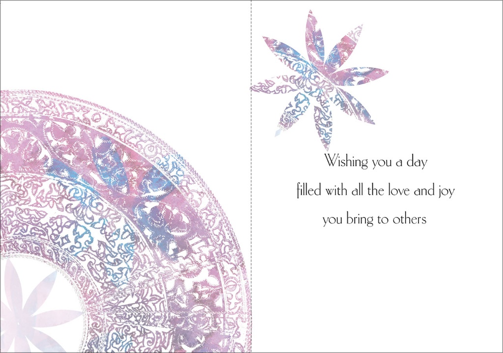 Love and Joy Granddaughter Birthday Card extra